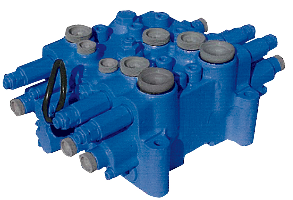 水平调节功能的多路控制阀