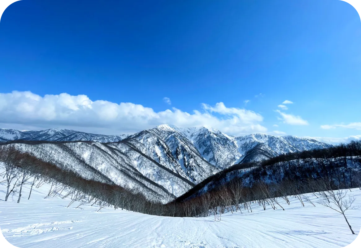雪山レジャー